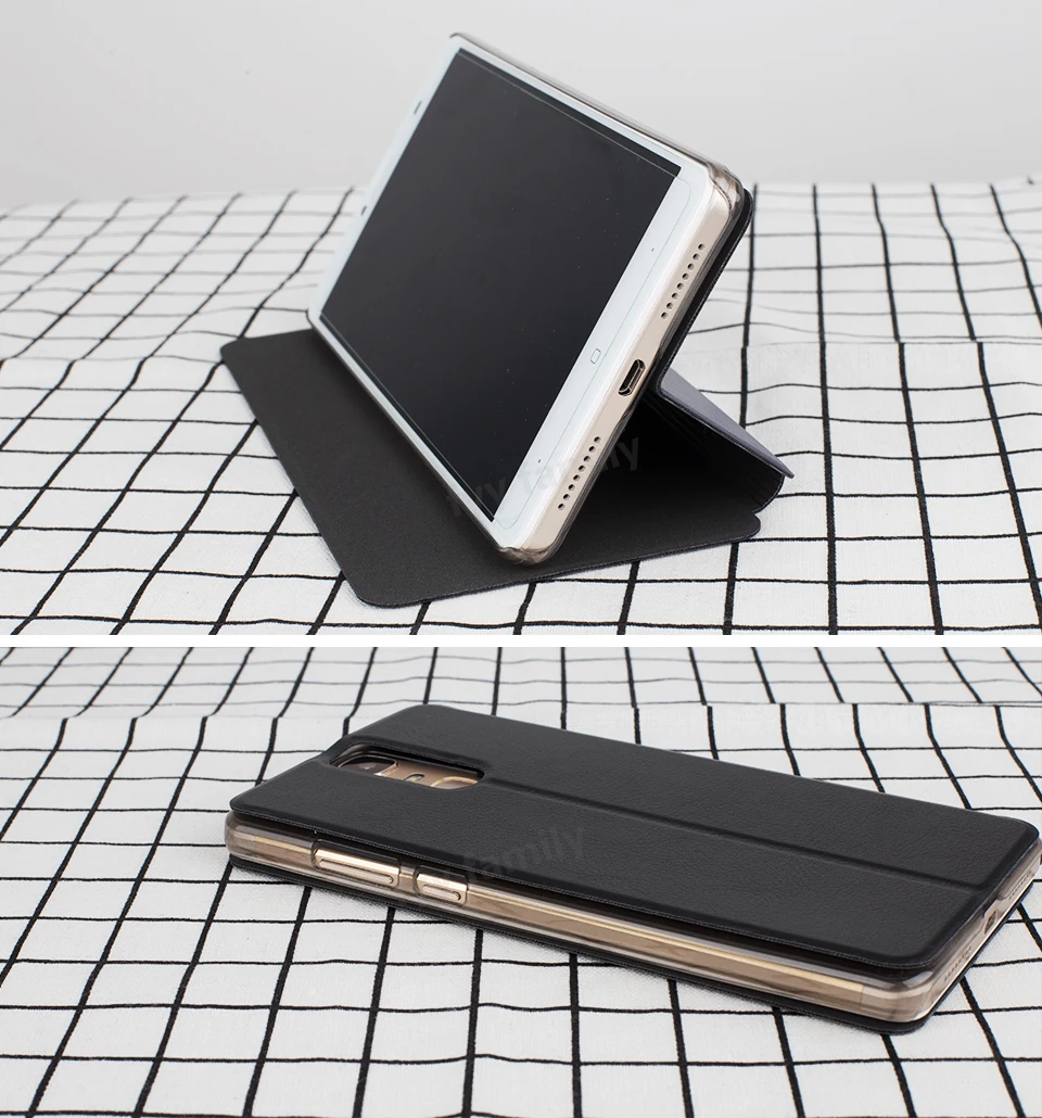 Ocube роскошный Doogee Y6 MAX кожаный чехол, защитный флип из искусственной кожи чехол для 6," Doogee Y6 MAX Smart Moible Phone