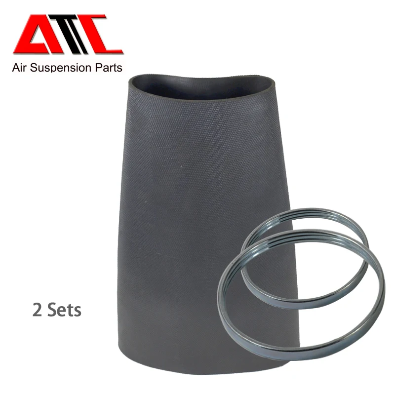 

2Set Rear Air Suspension Air Spring Rubber Sleeve With Rings For Land Rover 3 4 Range Sport Parts Repair Kits RPD501110 LR016424