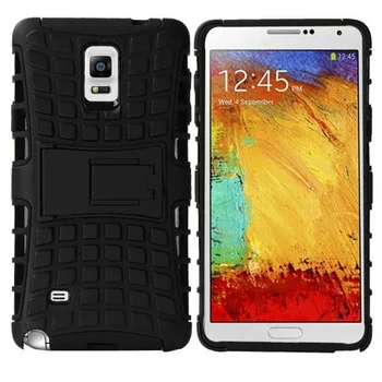 Shockproof Spider Bracket Case For Samsung Galaxy Note4 Note IV 4 N910 N9100 N910F N910X 2in1 TPU Armor Cover Case With Stand