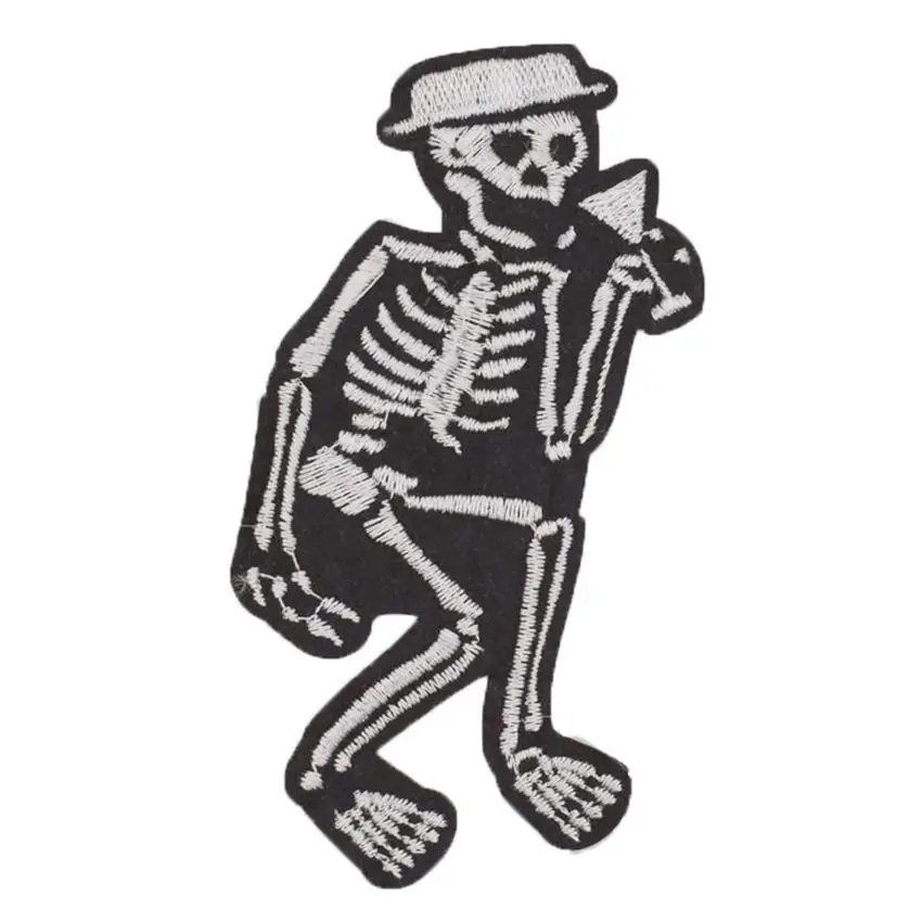 

SOCIAL DISTORTION SKELETON Band Iron On/Sew On Patch Tshirt TRANSFER MOTIF APPLIQUE Rock Punk Badge Wholesale