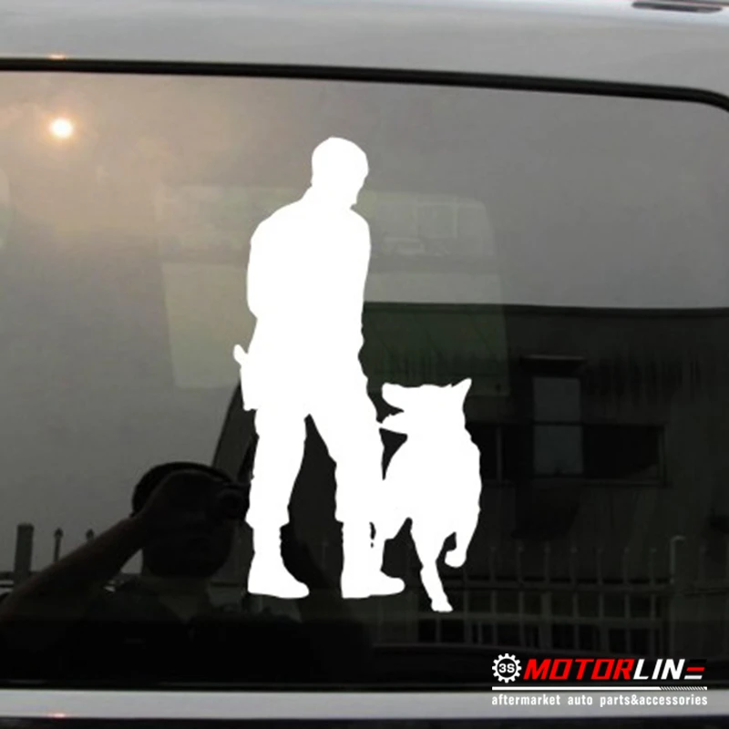 

K9 K-9 Police Dog Decal Sticker German Shepherd Car Vinyl pick size color die cut no background