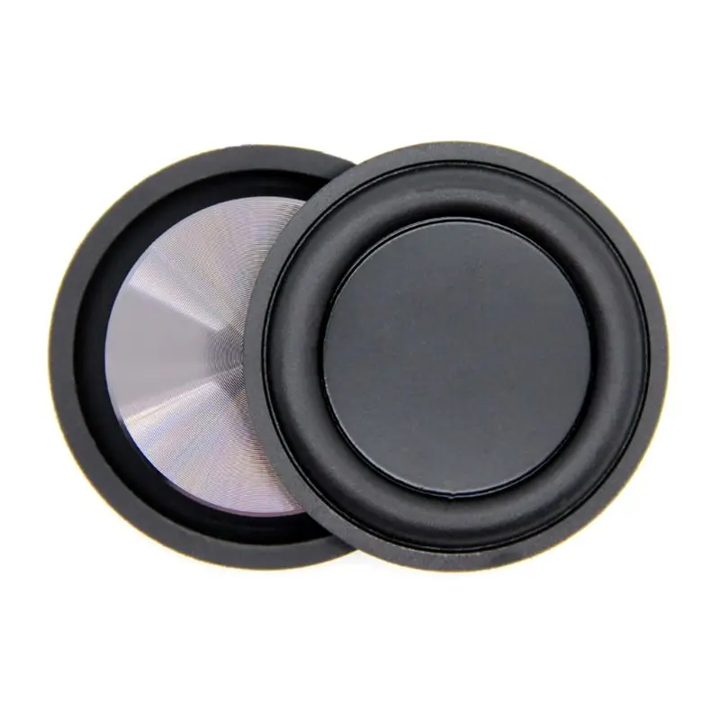 

2PCS Rubber Metal Low Frequency Passive Bass Radiator Speaker Diaphragm Auxiliary Strengthen Woofer Vibration Membranes