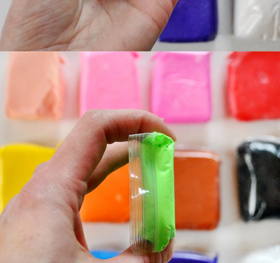 Lodo Macio Colorido Fornece Brinquedos Putty Argila Macia Luz Plasticina Playdough Lizun Encantos Goma Polímero Antiestresse Brinquedo 7 macia luz plasticina playdough lizun lodo encantos
