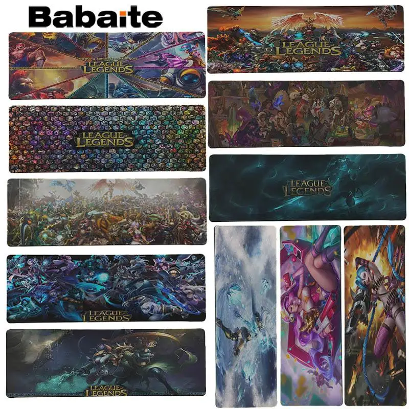 

Babaite League of legends Mouse Pad Locked Edge Pad to Mouse Notbook Computer Mousepad 30x80cm Gaming Padmouse Gamer Best Seller