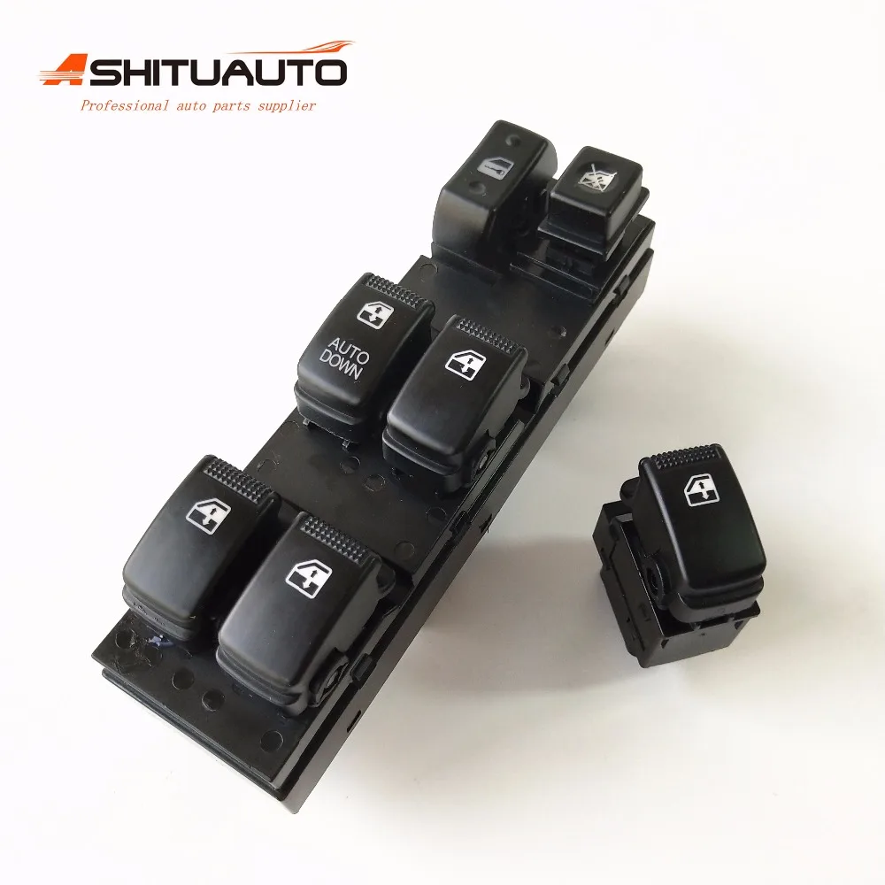 

AshituAuto Window Lifter Control Switch car window lift switch Front Left Right Rear for Hyundai Tucson 2004-2010 OEM93570-2E000