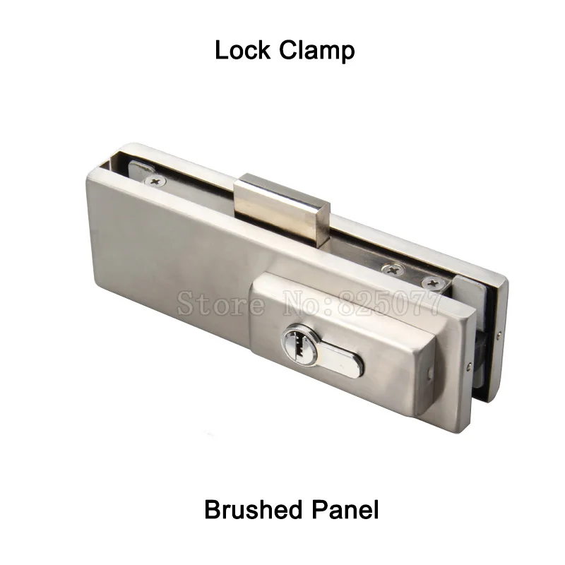 1PCS Frameless glass door lock clamp floor spring door accessories