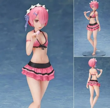 Новый популярный купальник 15 см Re Zero kara Hajimeru Isekai Seikatsu Rem Ram коллекционные экшн
