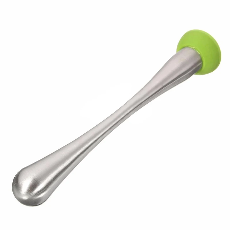 JX-LCLYL Stainless Steel Muddler Spoon Bar Cocktail Mojito Drink Stirrer Mixer Barware