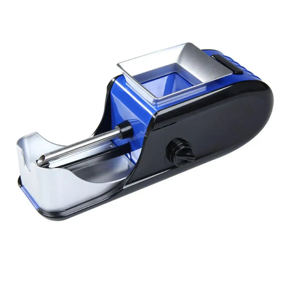 Электрическая автоматическая сигаретная машина DIY машина для изготовления сигарет с адаптером DIY инструмент для курения - Цвет: blue USplug