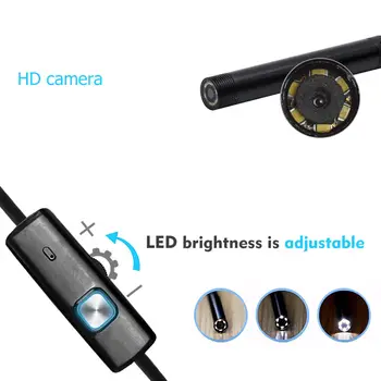 

HD WIFI Endoscope Camera USB Android Endoscope Waterproof 6 LED Borescope Snake flexible Inspection Camera For Android PC