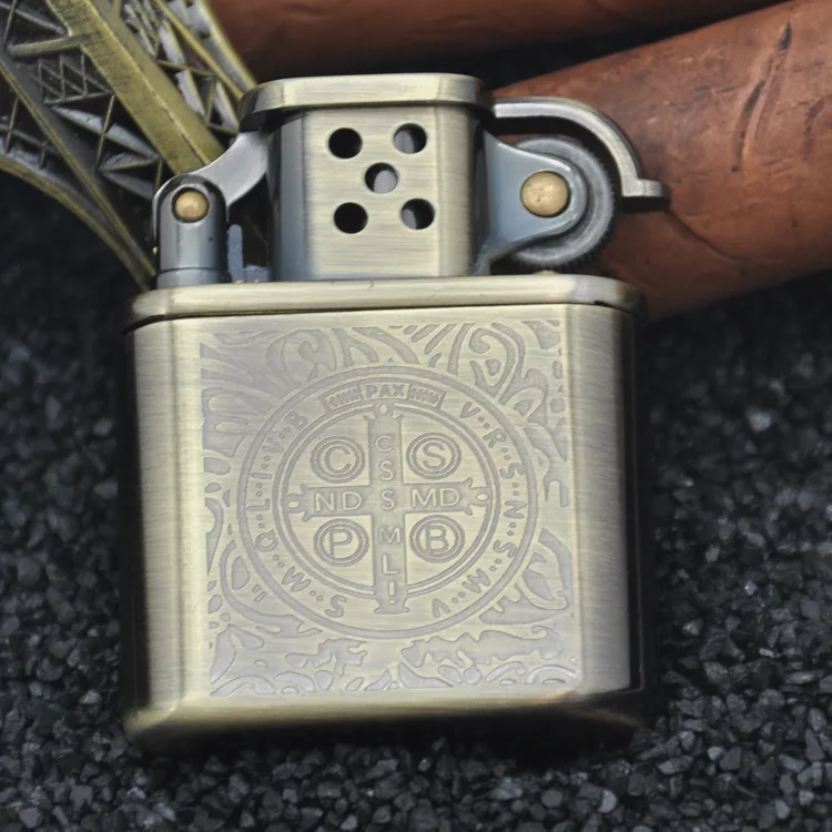 

Oil Petrol Lighter Gasoline Kerosene Refillable Cigarette Lighter Constantine Star Retro Vintage Style ZORRO Cigarette Case 2019