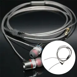 1,2 м с микрофоном кабель для наушников DIY Высокое качество замена кабеля провода для ремонта