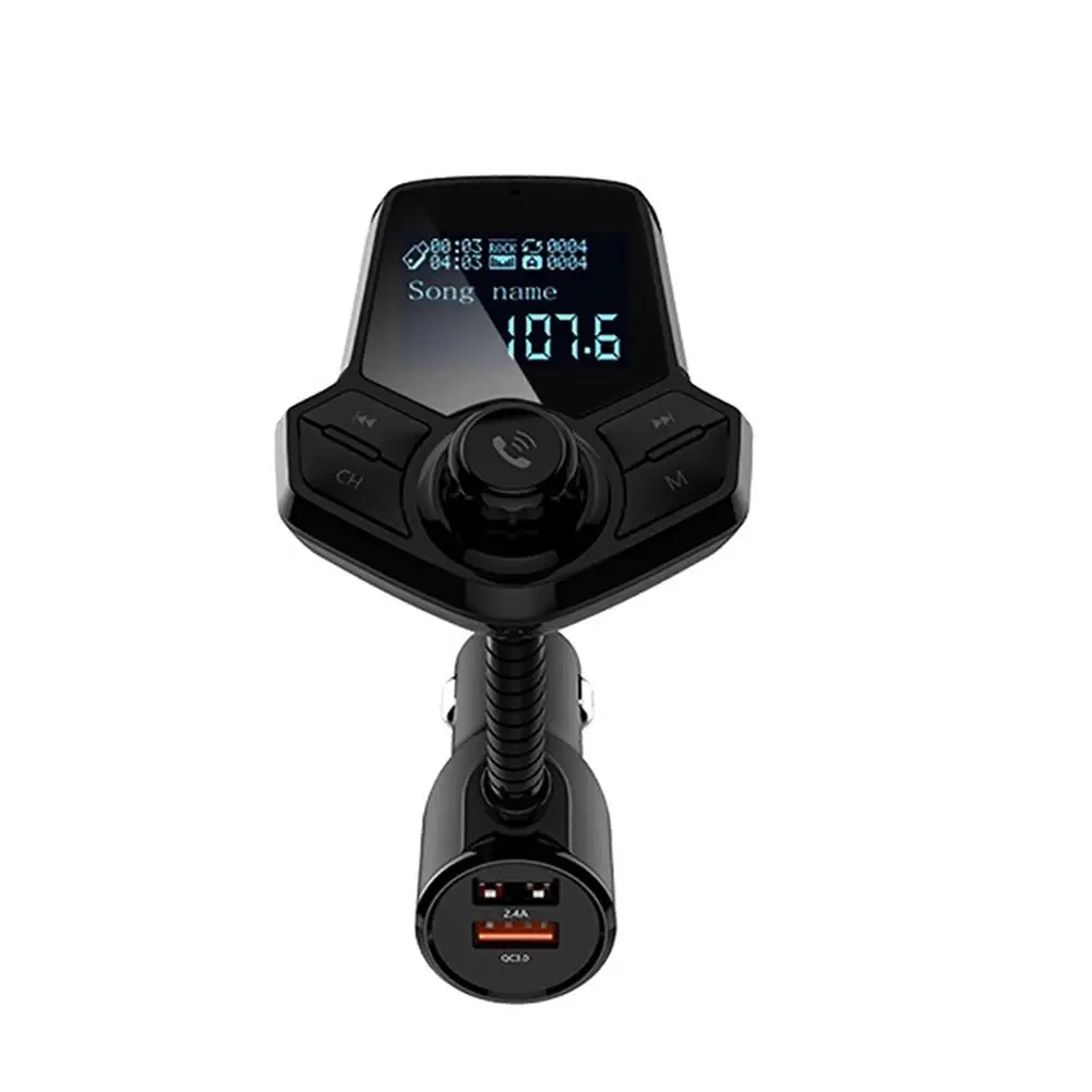 

Car Bluetooth Mp3 Player Car Handsfree Phone Wireless Multifunction Super Bass Cigarette Lighter USB Universal Bluetooth Fm Tran