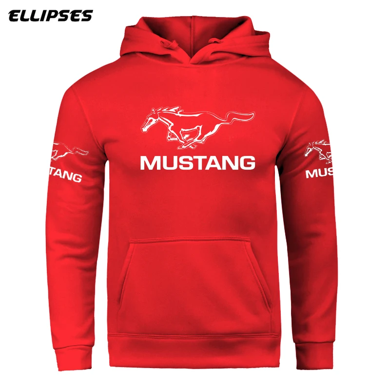 Новая модная спортивная одежда с логотипом Ford Mustang толстовки для мужчин и женщин
