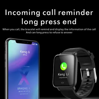 

Waterproof Sport Fitness Watch Men Women Smartwatch 1.3 Inch HD Touch Screen Blood Pressure Heart Rate Monitor Smart Watch IP67