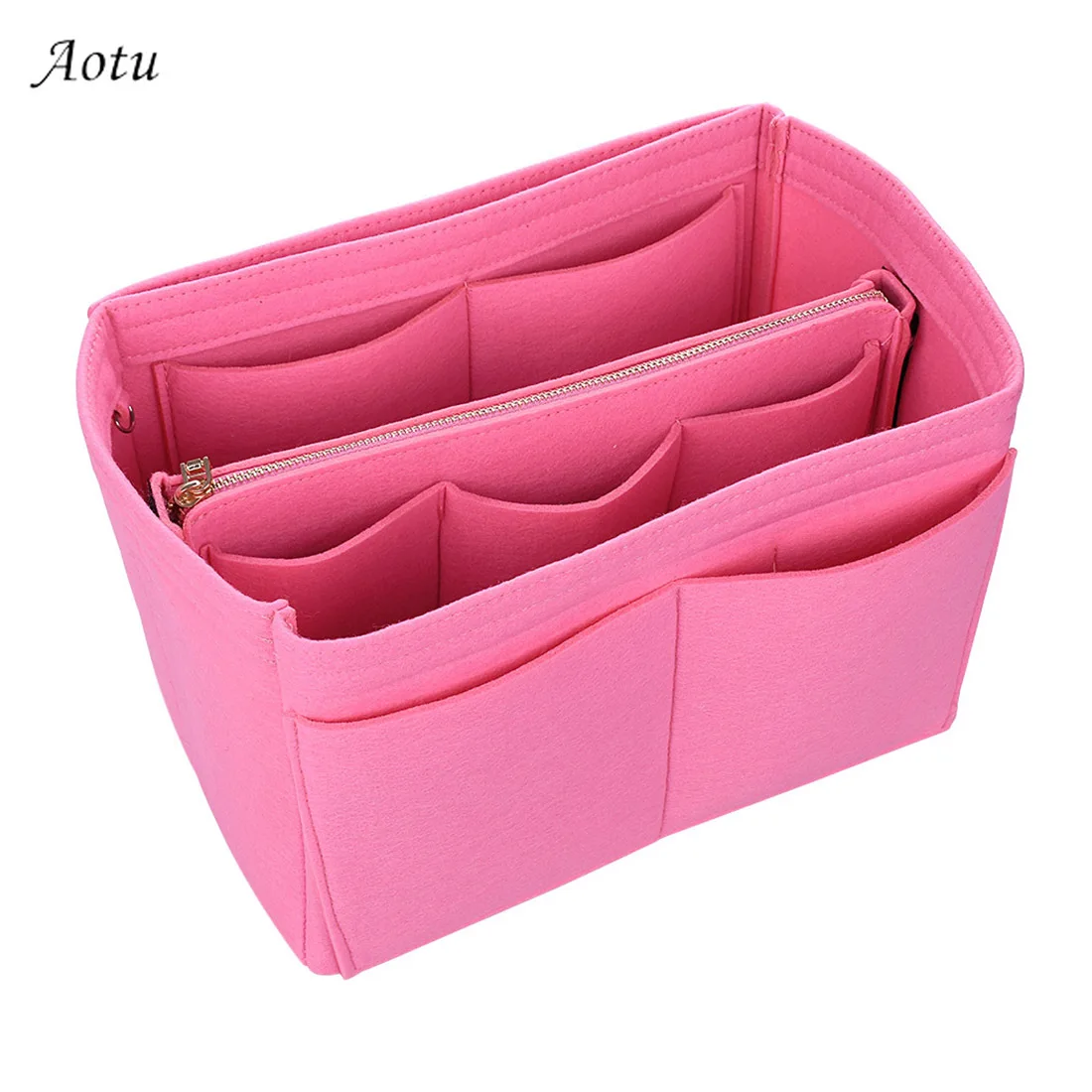 

Girls Toiletry Handbags Ladies Travel Organizer Women Felt Cloth Insert Bags Female Storage Bags Multifunctional Cosmetic Bags