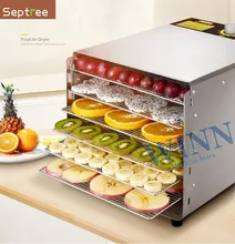 Topone Stainless Steel Dehydrator 6-layer dried fruit machine household pet jerky maker vegetable herb food drying machine 10 layer fruit drying machine stainless steel 800w vegetable beef drying sausage food drying machine