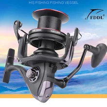 New FDDL 13+1BB Carp Reel with Spare Spool FDDL 10000 Long Shot Fishing Spinning Reel 670g 4.1:1 Gear Ratio Surf Casting Reel