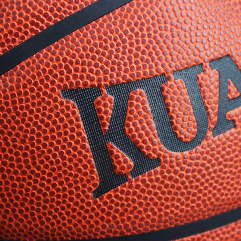 Kuangmi официальный Размеры 7 Баскетбол игры тренировочный мяч Мужской человек открытый с Сетчатая Сумка+ иглы