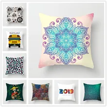 

45x45 PillowCase Square Pillow Cover Cushion Case Toss Pillow Hidden Zipper Closure Pillows Christmas Style Pattern Pillowcase