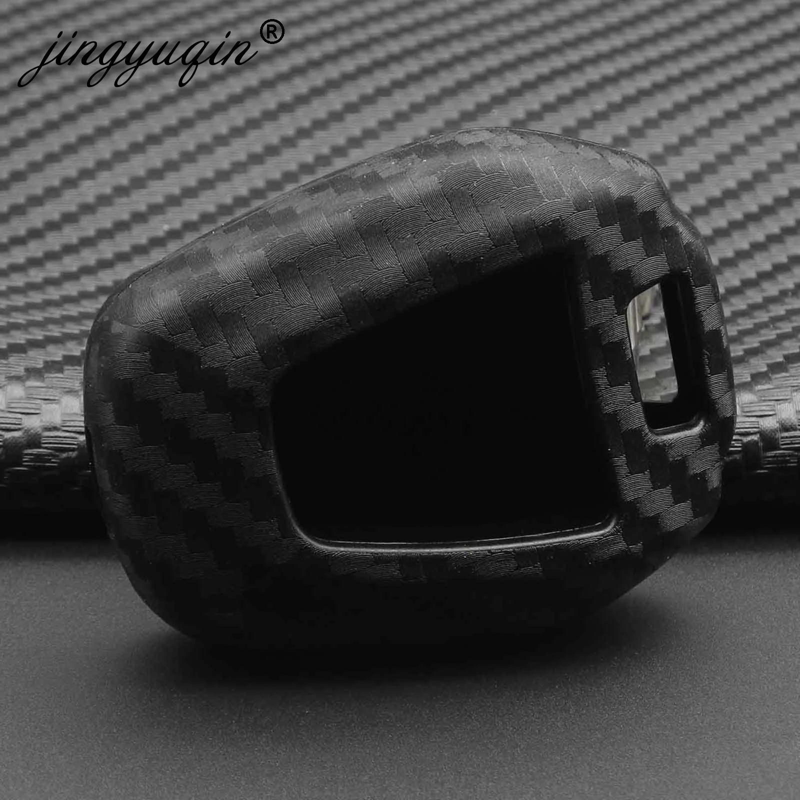 Jingyuqin-in-fibra-di-carbonio-Silicone-telecomando-Fob-portachiavi-per-Isuzu-DMAX-D-MAX-mu-x.jpg Keyforkess in fibra di carbonio Silicone telecomando Fob portachiavi per Isuzu DMAX D-MAX mu-x 2.5 2 pulsanti accensione caso chiave dell'automobile - Jingyuqin in fibra di carbonio Silicone telecomando Fob portachiavi per Isuzu DMAX D MAX mu