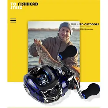 

Right Hand Baitcasting Reel 12BBs 7.0:1 Casting Fishing Reel Magnetic and Centrifugal Dual Brake Casting Fishing Reel Magnetic
