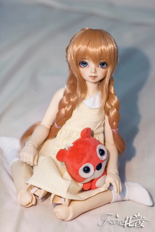 1/3 1/4BJD/DD кукольный парик двойной хвост оплетка MDD/MSD/Гигантский ребенок