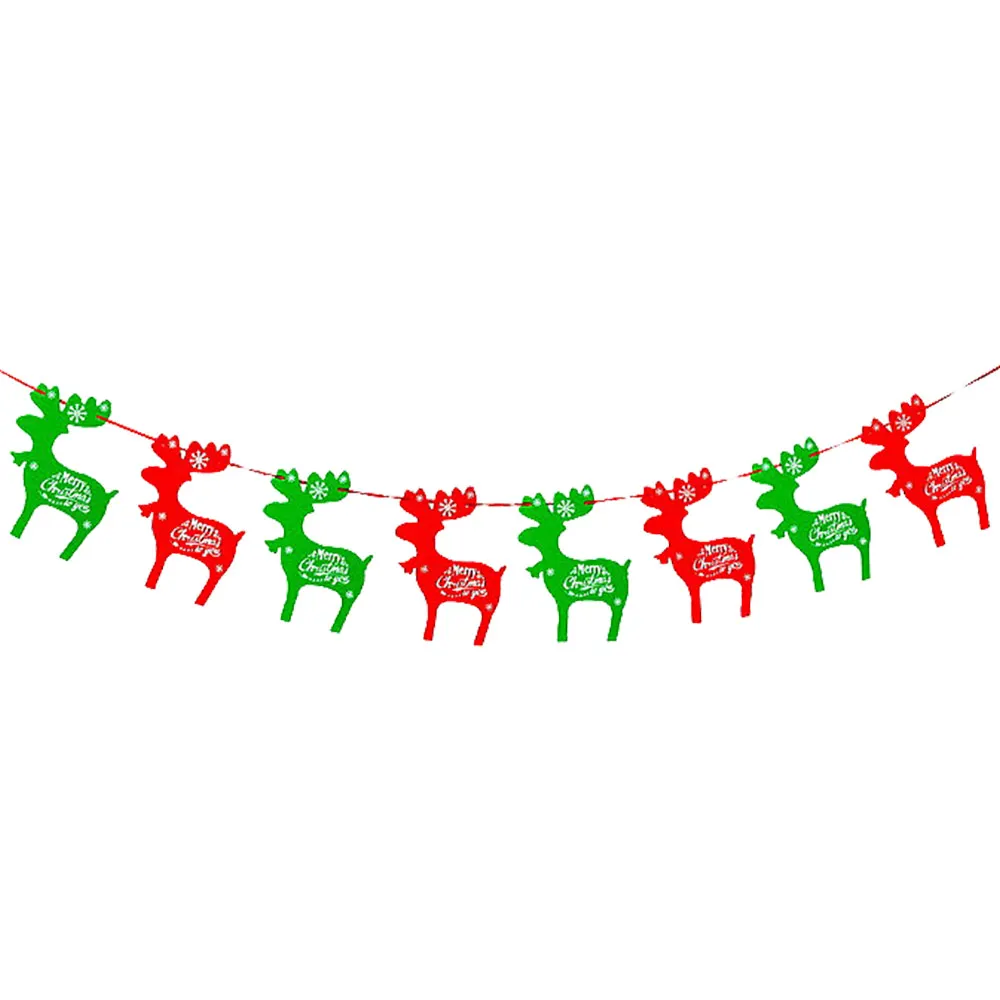 

Paper Bunting Garland Banners Flags Christmas Decoration Party Supplies Decor