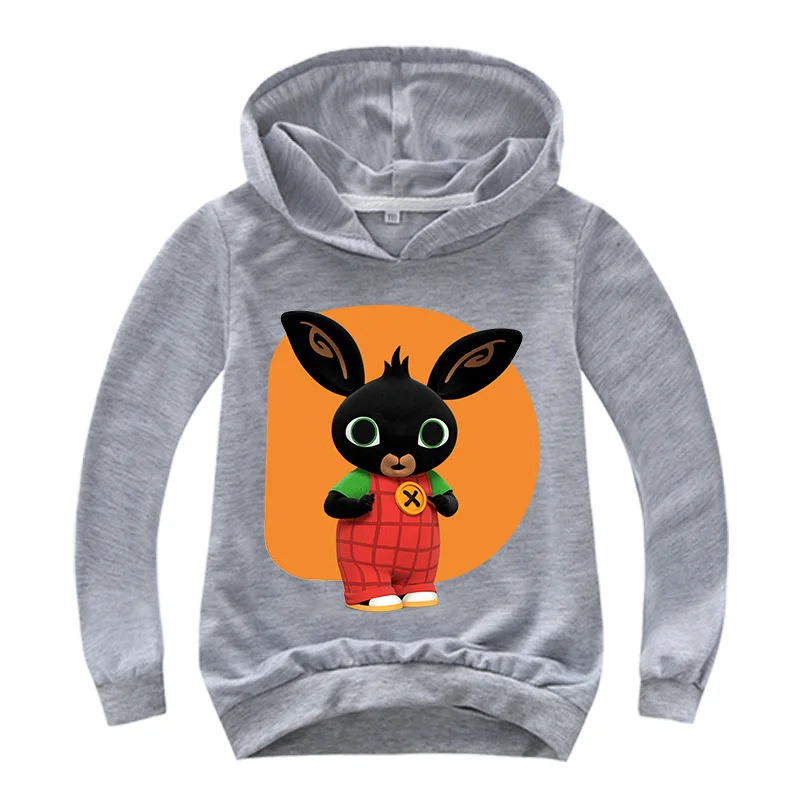 Z& Y От 2 до 16 лет мода Bing Bung Hoodie Дети Весна Осень толстовки детские свитера для девочек мальчиков свитер с длинным рукавом детские комбинезоны