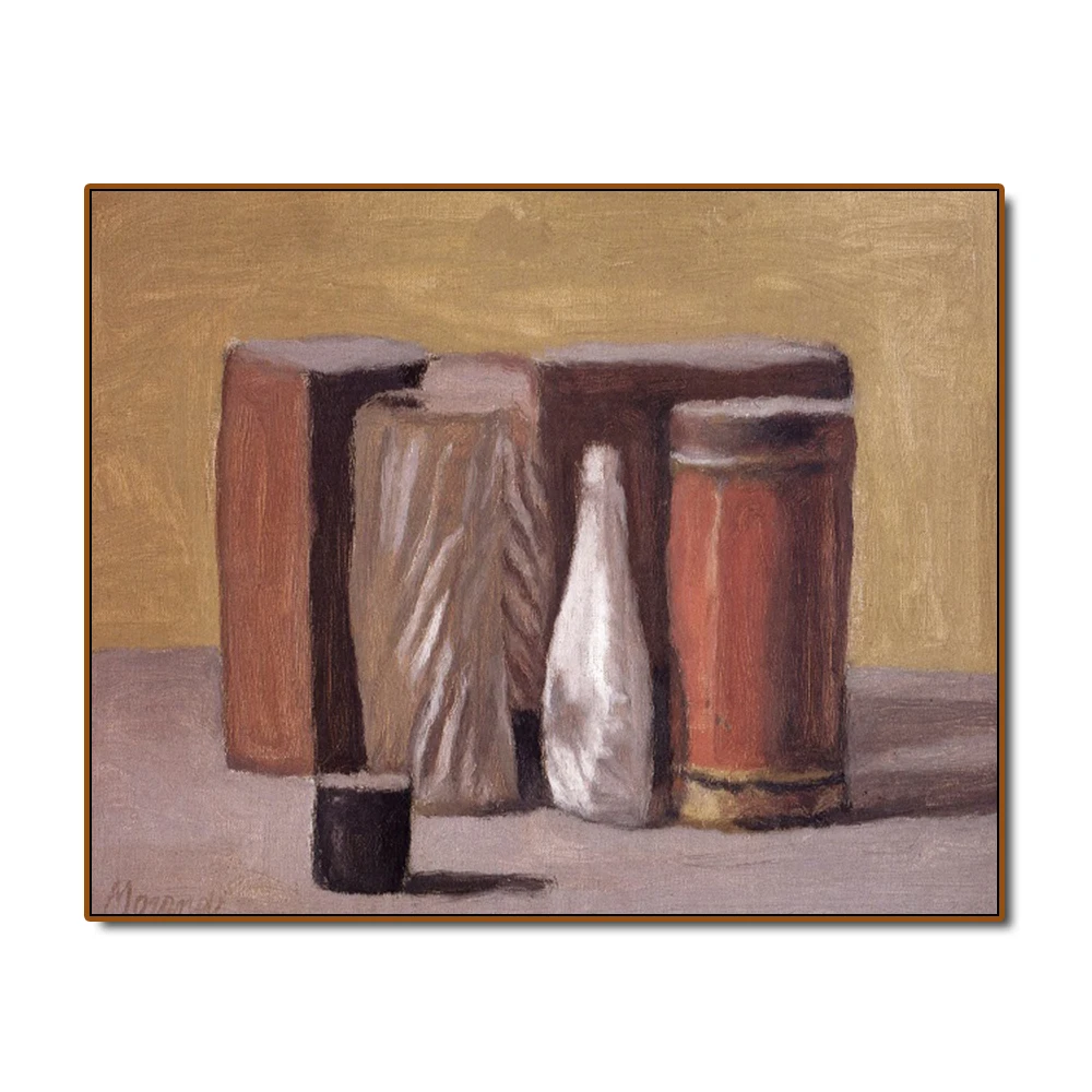 Джорджио Morandi натюрморт H плакат и печать на холсте Живопись каллиграфический