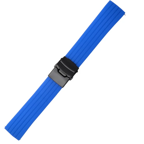 PEIYI ремешок для часов Ticwatch Цветной силиконовый сменный ремешок 20 мм/22 мм Ticwatch 1/2/E/Pro ремешок для часов Spark ремешок на запястье - Цвет ремешка: blue A