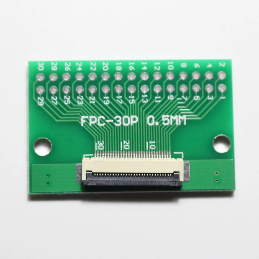 1 шт. 30P FFC FPC адаптер ПБС с покрытием 0 5 мм/1 мм шаг откидной крышкой до 2 54 30