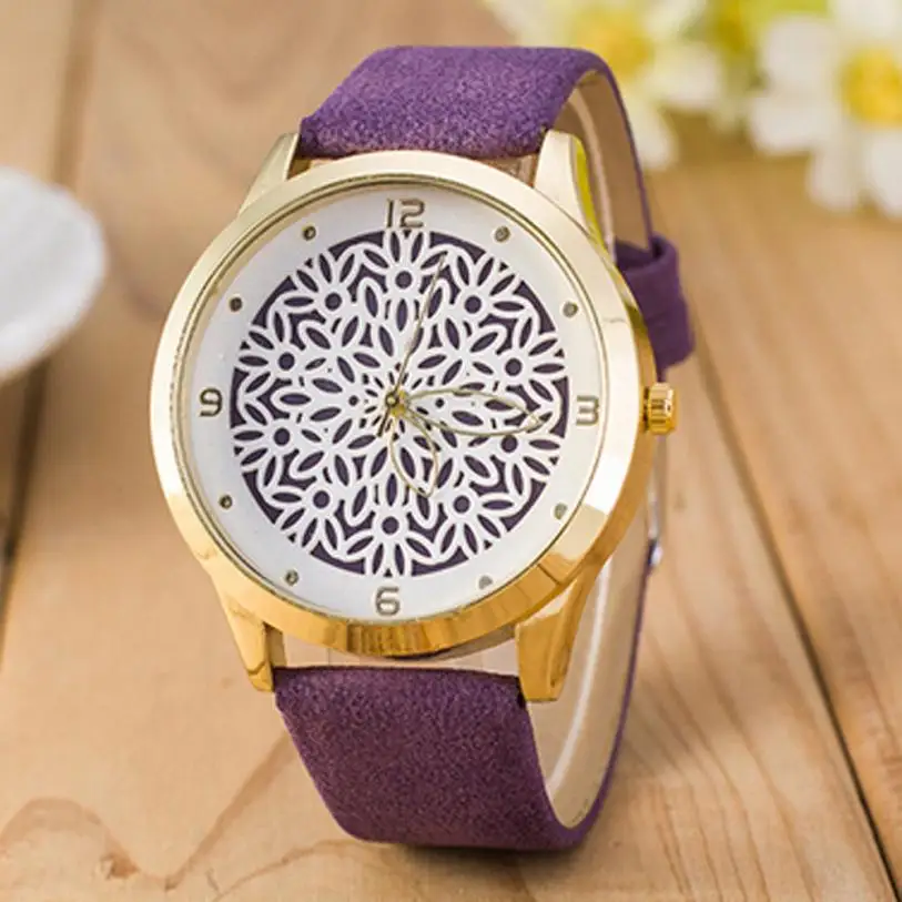 Relojes mujer Часы для женщин Простые Модные женские кожаные уникальный дизайн кварцевые наручные часы подарок для влюбленных montre femme# D