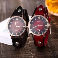 CCQ 2019 Лидирующий бренд элегантные часы повседневное кварцевые Кожаный ремешок мраморный ремешок часы Аналоговые наручные NY07