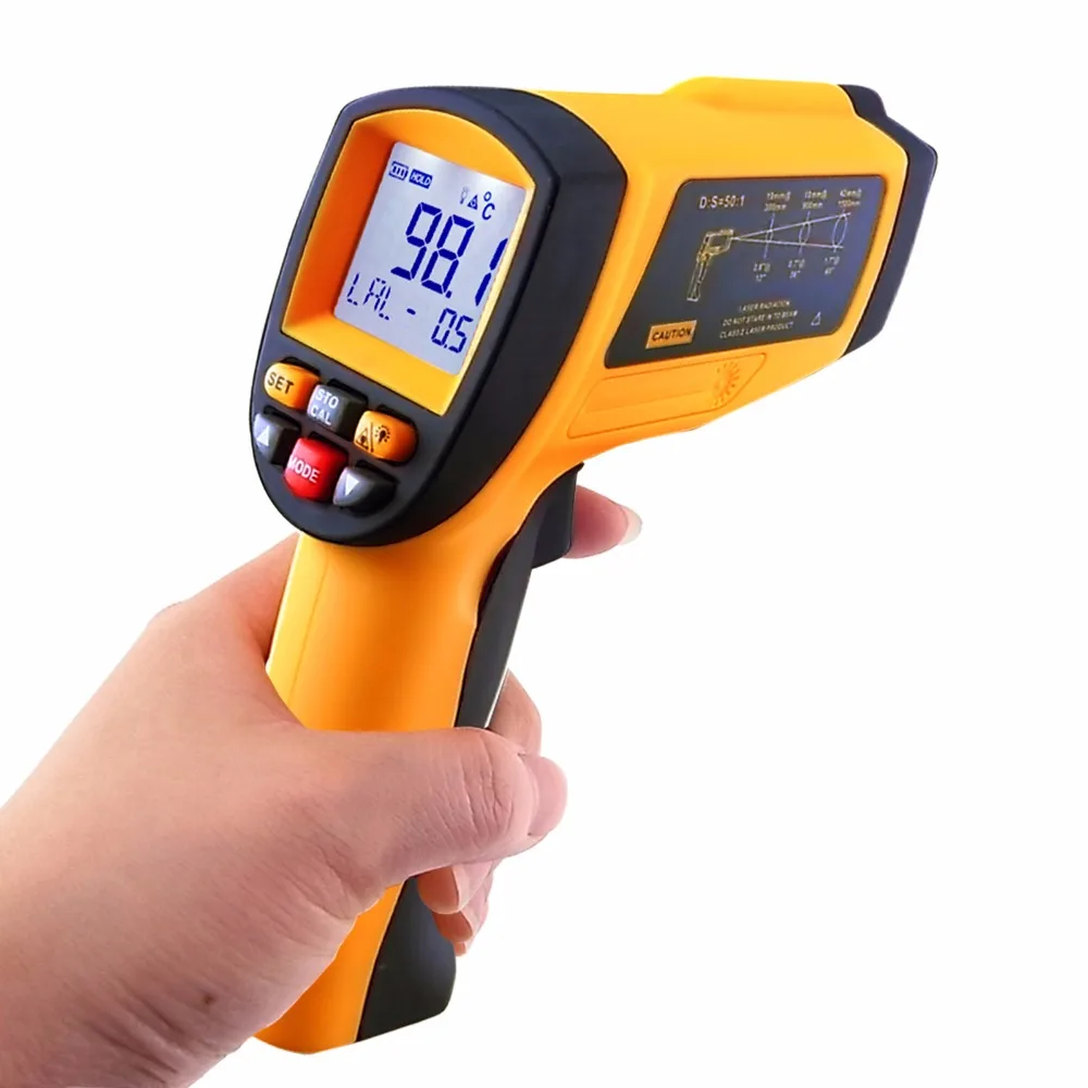 50-1-Digital-IR-Non-Contact-Laser-Thermometer-0-1-1-EM-Pyrometer ...