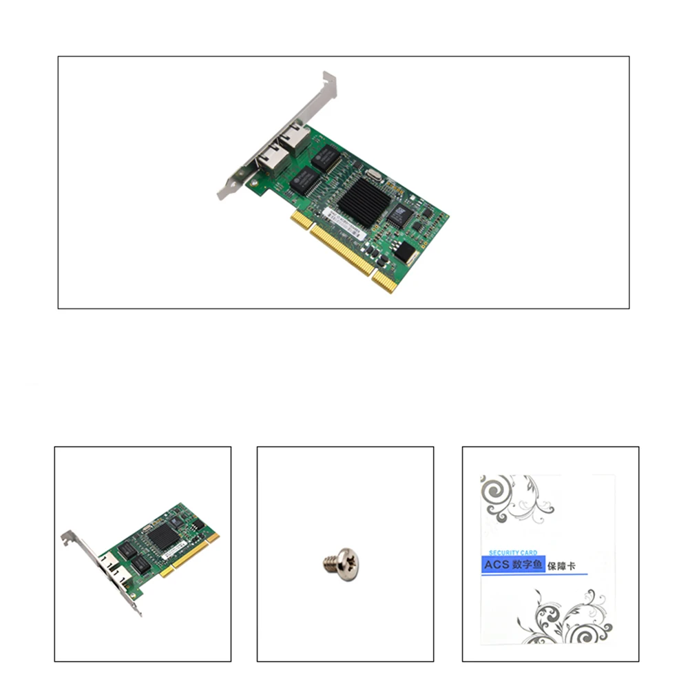 Новый Intel 82546 PRO/1000 MT двухпортовый серверный адаптер 8492MT 1000 Мбит/с PCI сетевая карта