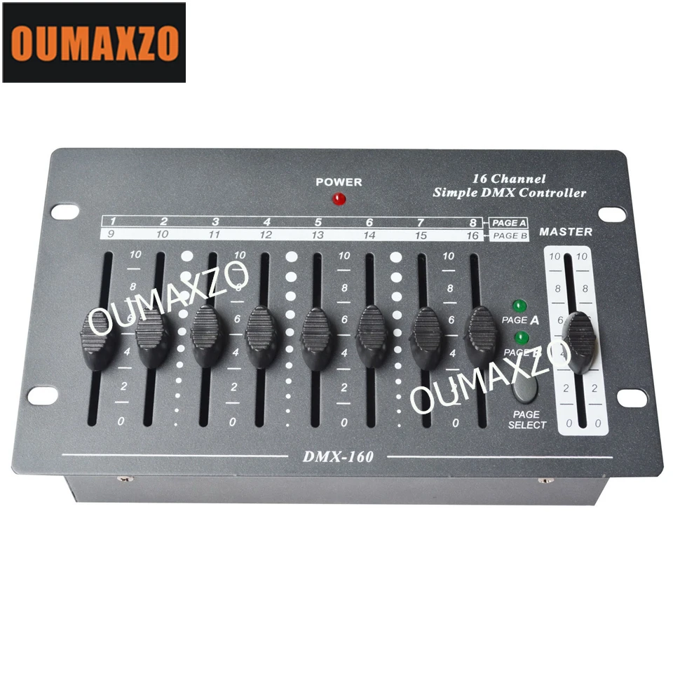 Iluminação de Palco Controlador de Iluminação com Led Console de 16 Indicador para 16 Max 1320 Canais Dmx Canais Simples Levou Controlador Dmx 3 Cheap dmx light controller
