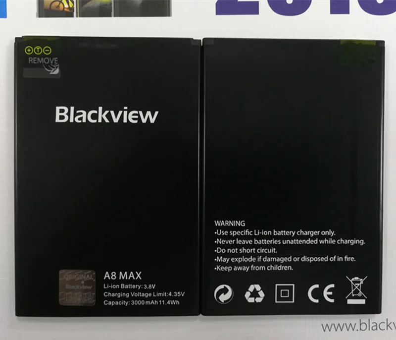 

New Original Blackview A8 Max 3000mAh Li-ion Backup Battery Backup Replacement Accessory Accumulators For Blackview A8 Max