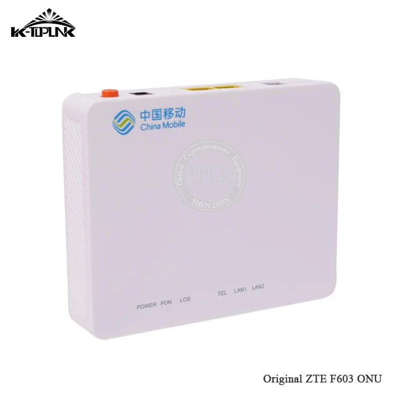 

10pcs New ONU for ZTE F603 GPON ONU ONT Router F603 1GE+1FE+1VOIP port ,SIP protocols, Single Fiber Optical Network Terminal