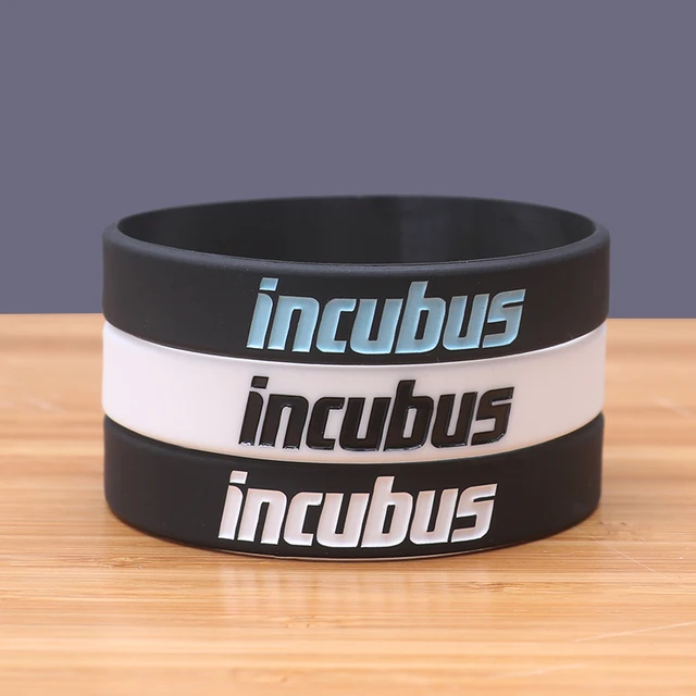 Custom Bracelets Incubus Rock Band Silicone Star Silicon Custom Bracelets Incubus Rock Band Silicone Star Silicon Bileklik Hyperbole Wristband Hiphop Style Jerwerly