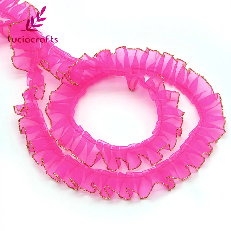 Lucia Crafts 5y/8y 20 мм ленты с отделкой из кружевной ткани аксессуары для рукоделия