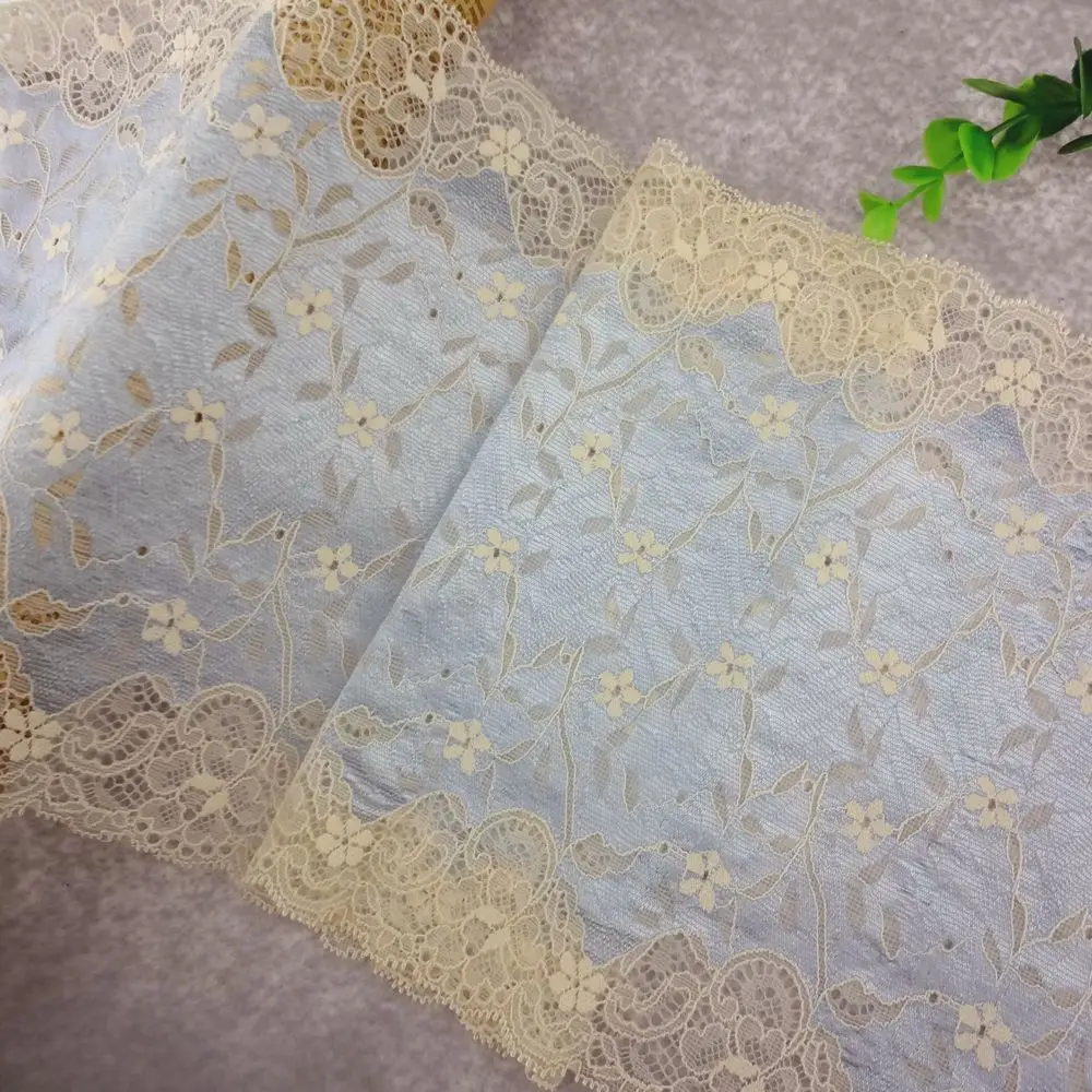 2 ярда/партия эластичное кружево 21 см|elastic lace|stretch lacelace trim |
