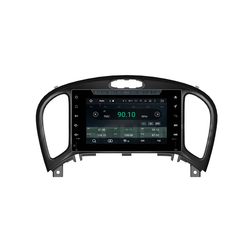 Best Car DVD Player GPS Navigation For NISSAN JUKE 2012-2017 Android 9.0 Octa Core 4G Ram 32G Rom Bluetooth WiFi Mirror Link 2 Din 1