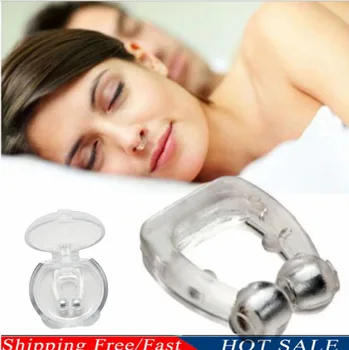 

Silicone Magnetic Anti Snore Stop Snoring Nose Clip Sleeping Aid Apnea Guard