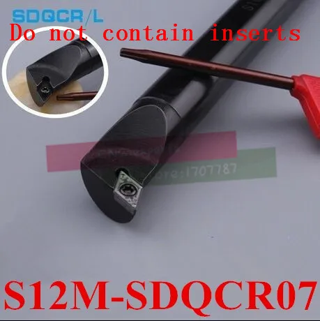 

S12M-SDQCR07 12mm Lathe Cutting Tools,CNC Turning Tool,Lathe Machine Tools Internal Turning Tool , Boring Bar