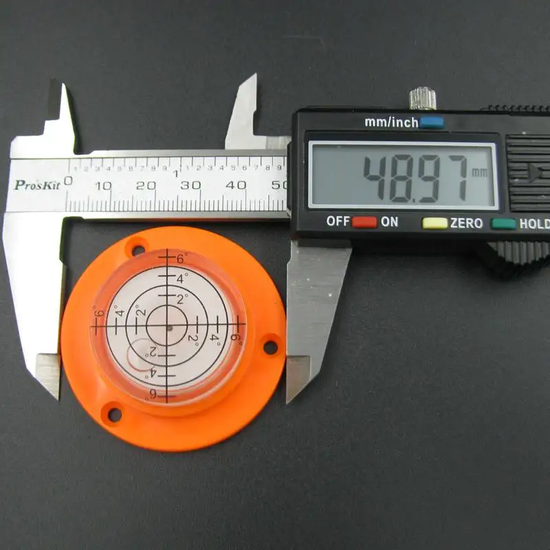 HACCURY 50*17 мм пузырьковый уровень Bullseye Spirit Level круглый с монтажными отверстиями|bubble