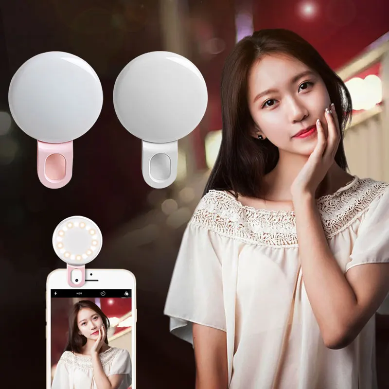 مصغرة LED Selfie مصباح مصمم على شكل حلقة مصباح فلاش Led ل كاميرا الهاتف المحمول التصوير ملء ضوء إضاءة السليفي ل Sumsung هواوي العدسات مصغرة LED Selfie مصباح مصمم على شكل حلقة مصباح فلاش Led ل كاميرا الهاتف المحمول التصوير ملء ضوء إضاءة السليفي ل Sumsung هواوي العدسات