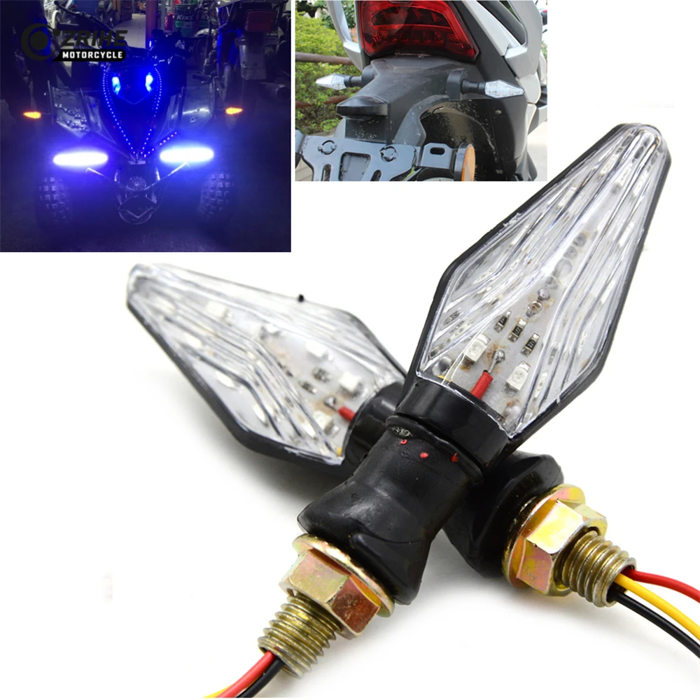 Unversal LED motorcycle rear turn signals for Honda MSX 125 300 MSX125 MSX300 ducati M1100 SS1000 SPORT 1000 indicator lamp