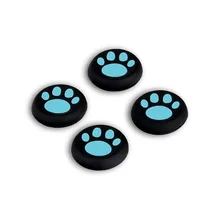 4 PCS Replacement Gamepad Sticker Controller Catlike Thumb Stick Caps for PS4 PS3 PS2 Xbox One/360 Silicone Game Controller