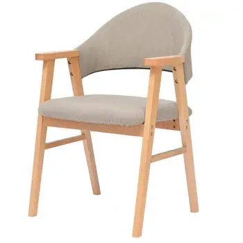 

Nordic Solid Wood Chair Simple Modern Household Backrest Dining Chair Office Computer Chair Study Chair Leisure Chair